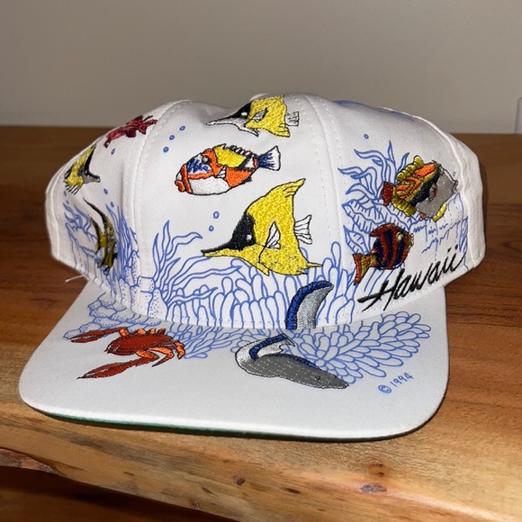 RARE Vintage 1994 Hawaii Fishing Hat
